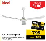 Ideal 1.42m Ceiling Fan 143036