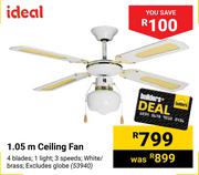 Ideal 1.05m Ceiling Fan 53940