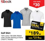Beck Golf Shirt 766377, 766388-Each
