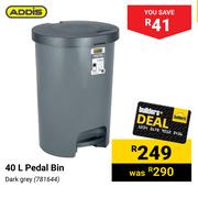 Addis 40Ltr Pedal Bin 781644