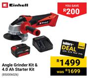 Einhell Angle Grinder Kit & 4.0 Ah Starter Kit 850006026