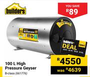 Builders 100Ltr High Pressure Geyser (B-Class) 661776