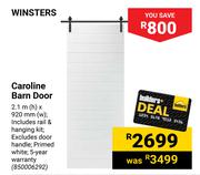 Winsters Caroline Barn Door 2.1m x 920mm 850006292