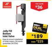 Wirquin Jolly Fill Bottom Inlet Valve 367254