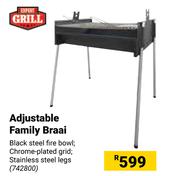 Expert Grill Adjustable Family Braai