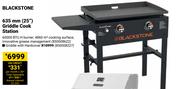 Black Stone 635mm (25") Griddle Cook Station With Hardcover