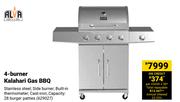 Alva 4 Burner Kalahari Gas BBQ