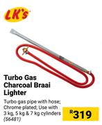LK's Turbo Gas Charcoal Braai Lighter