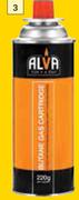 Alva 220g Butane Canister-Each