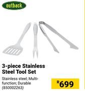 Outback 3 Piece Stainless Steel Tool Set