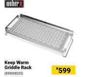 Weber Keep Warm Griddle Rack