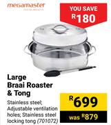 Megamaster Large Braai Roaster & Tong