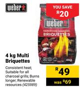 Weber 4Kg Multi Briquettes