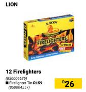 Lion 12 Firelighters