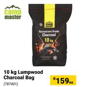 Camp Master 10Kg Lumpwood Charcoal Bag-Each