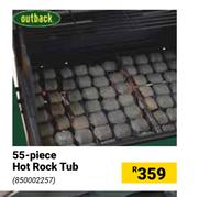 Outback 55 Piece Hot Rock Tub