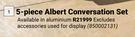 Design House 5 Piece Albert Conversation Set