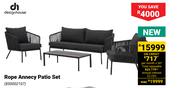 Design House Rope Annecy Patio Set