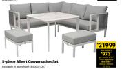 5 Piece Albert Conversation Set