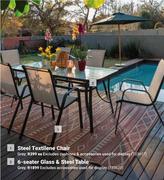 Steel Textilene Chair-Each