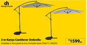 Design House 3m Kenya Cantilever Umbrella-Each