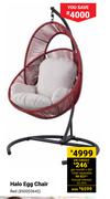 Halo Egg Chair Red