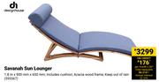 Design House Savanah Sun Lounger