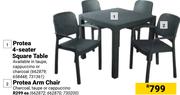 Protea 4 Seater Sqaure Table