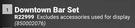 Design House Down Town Bar Set