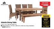 Design House Atlantis Bench 1.76mm x 400mm x 450mm