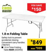 Campmaster 1.8m Folding Table