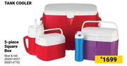 Tank Cooler 5-Piece Square Box (Blue & Red)  850014597, 850014770