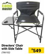 Camp Master Director's Chair With Side Table 786152 