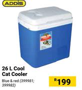 Addis 26Ltr Cool Cat Cooler (Blue & Red) 399981, 399982