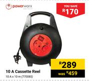 Powerworx 10A Cassette Reel 10A x 10m