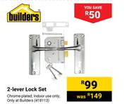 Builders 2 Lever Lock set