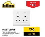 Builders Double Socket