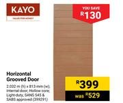 Kayo Horizontal Grooved Door