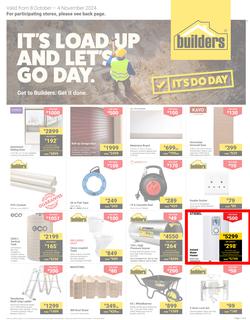 Builders Western Cape : It's Load Up And Let's Go Day (08 October - 04 November 2024), page 1