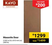 Kayo Masonite Door