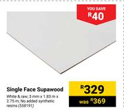 Single Face Supawood