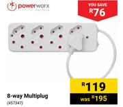 Power Worx 8 Way Multiplug