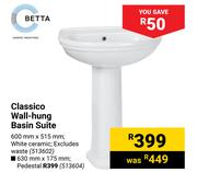 Betta Pedestal-630mm x 175mm