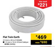 Flat Twin Earth 2.5mm x 20m
