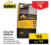 Builders 20Kg Tile Adhesive