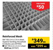 Reinforced Mesh Ref 193-6m x 2.4m Sheet Each