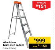 Aluminium Multi Step Ladder 1.8m