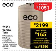 Eco 2050Ltr Vertical Tank 775996, 776006, 776004