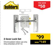 Builders 2-Lever Lock Set 418113
