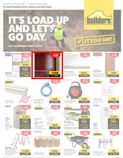 Builders Inland : It's Load Up And Let's Go Day (08 October - 04 November 2024), page 1